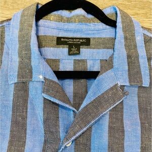 🐚 NWOT Men’s L Banana Republic Button Up
